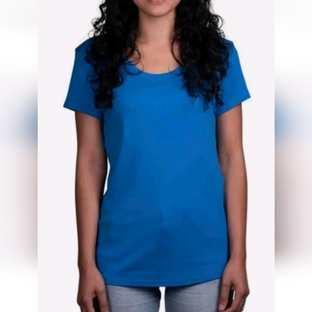 NWT Kirkland Signature Pima Cotton blue Tee Blue‎ XL XXL M